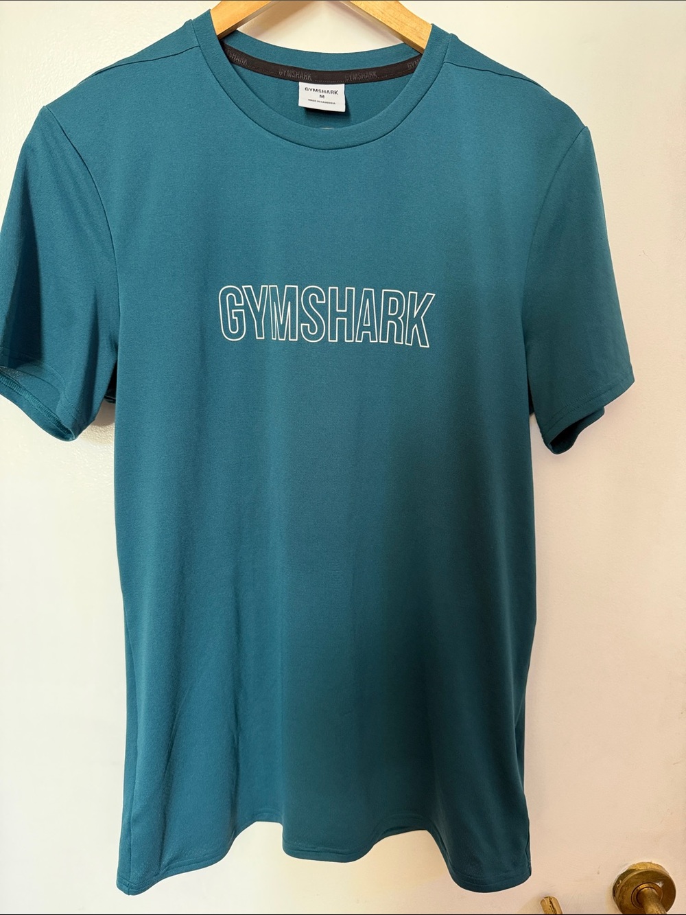 Gymshark Teal Short Sleeve Logo Tee